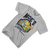 Mens' Bart Simpson Classic Shirt - The Simpsons Homer, Bart, Krusty and Moes Tavern Tee - The Simpsons T-Shirt (Grey Heather Moes, Small) - 4 of 4