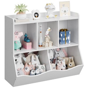 Whizmax Kids Bookshelf and Bookcase Toy Storage Multi Shelf with Cubby Organizer Cabinet for Boys Girls,Playroom - 1 of 4