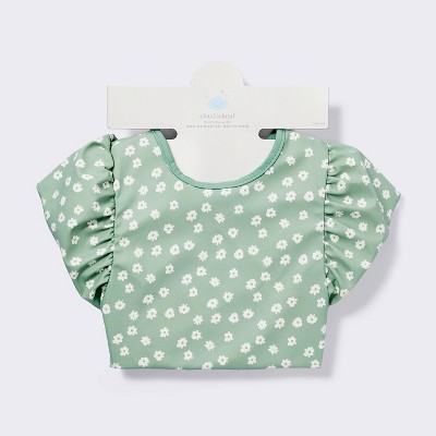 Short Sleeve Bib - Floral Ruffle - Cloud Island&#8482;_1