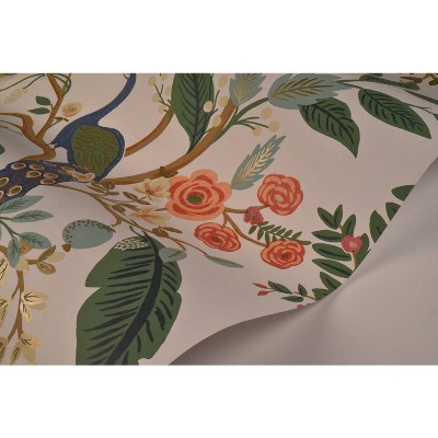 Floral Garden Party Peel and Stick Wallpaper Roll in Multicolor