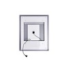CWI Lighting Abril Square Matte White LED 36 in. Mirror From our Abril Collection - 3 of 4
