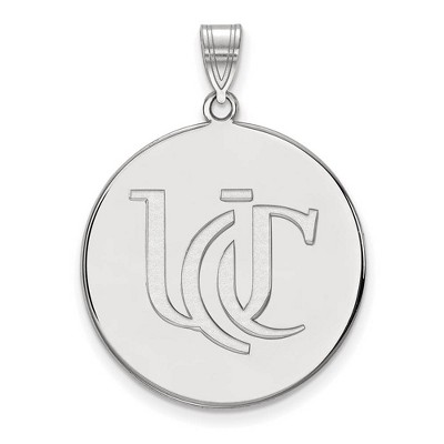 Black Bow Jewelry 10k White Gold Cincinnati Bearcats NCAA Extra Large Pendant