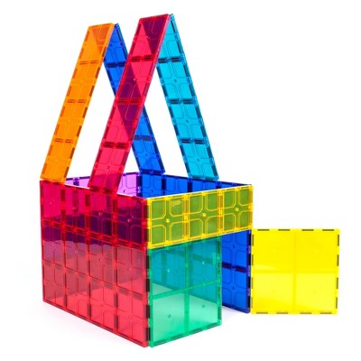 PICASSO-TILES Magnetic Tiles, Educational Building Blocks, STEM Toy for Kids, Large 12pcs