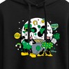 Women's - Disney - Mickey And Minnie Pot Of Gold Cropped Graphic Hoodie - 2 of 3