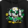 Women's - Disney - Mickey And Minnie Pot Of Gold Cropped Graphic Hoodie - image 2 of 3