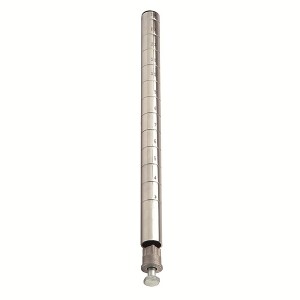 Quantum Storage Systems Post With Leveling Legs, 86"H, Numbered Grooves In 1" Increments - 1 of 1