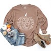 Simply Sage Market S.W.Smiley Pumpkin Outline Garment Dyed Long Sleeve - 3 of 4
