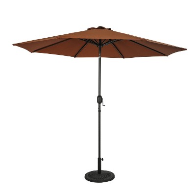 9' Trinidad II Market Patio Umbrella Coffee - Island Umbrella