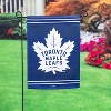 Embossed Suede, Toronto Maple Leafs Double Sided Indoor Outdoor Decor 18" x 12.5" - 4 of 4