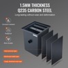 VEVOR Commercial Grease Trap, 8 LBS Grease Interceptor, Side Inlet Interceptor, Under Sink Carbon Steel Grease Trap, 4.6 GPM - 4 of 4