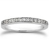 Pompeii3 1/2ct Diamond Engagement Matching Wedding 14K White Gold Ring Set - 3 of 4