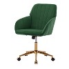 NicBex Adjustable Office Chair with Wheels,Modern Ergonomic Computer Chair,Swivel Velvet Upholstered Desk Chair for Adult, Student - 4 of 4