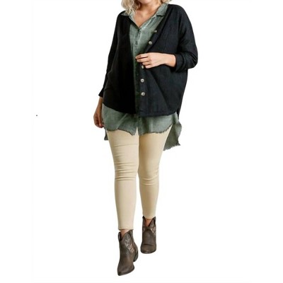 Women's Waffle Knit Cardigan - umgee