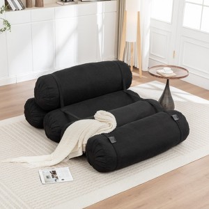 KWPZQEB Adjustable Floor Sofa, Convertible Sleeper Chair with Adjustable Straps, Multi-Person Corduroy Lazy Sofa for Living Room, Bedroom - 1 of 4