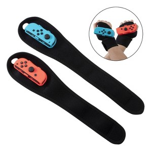 Insten 1-Pair Wrist bands For Just Dance 2021 2020 2019 Compatible with Nintendo Switch & OLED Model, Dancing Game Accessories, Fit Adults Kids - 1 of 4