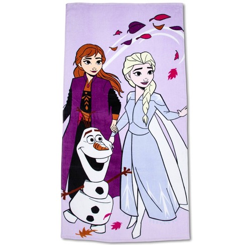 Disney Frozen Anna & Elsa 100% Cotton Beach Towel brand new 