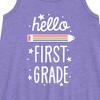 - Instant Message - Hello First Grade Graphic Sleeveless Aline Dress - 2 of 4