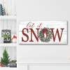 Courtside Market Let it Snow 12x24 Gallery-Wrapped Canvas - 2 of 4