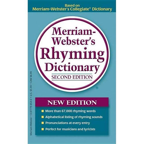 Merriam-webster's Rhyming Dictionary - 2nd Edition (paperback