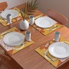 Miho Checkered retro flower pot Placemats - Deny Designs - 2 of 2