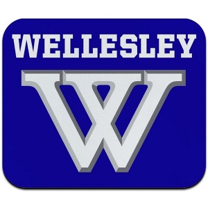 Wellesley College Primary Logo Low Profile Thin Mouse Pad Mousepad - 1 of 2