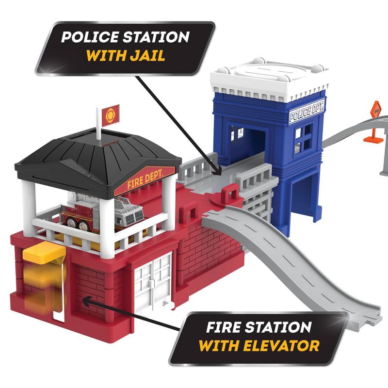 DRIVEN by Battat &#8211; Truck Playset with Fire Station &#8211; Build-A-City - 140pc, 5 of 16