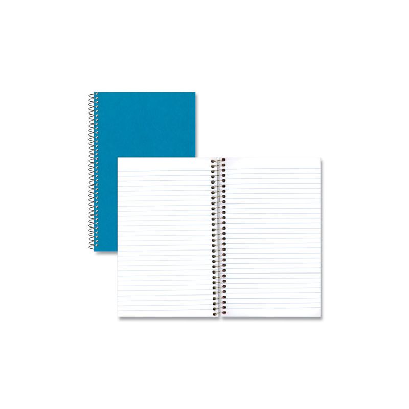 National Single-Subject Wirebound Notebooks, Medium/College Rule, Blue Kolor Kraft Front Cover, (80) 9.5 x 6 Sheets, 2 of 4