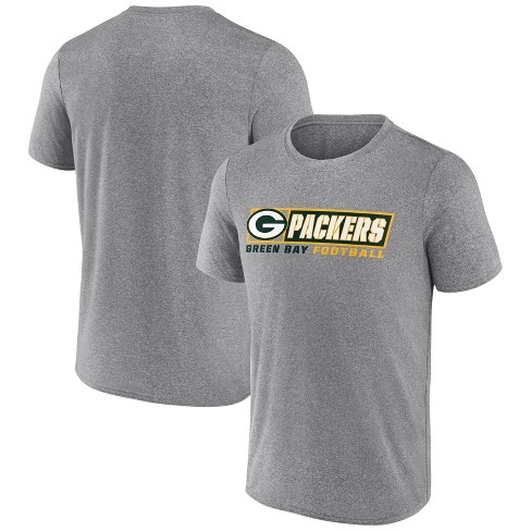 Nfl Green Bay Packers Men s Gray Athleisure T shirt Target