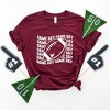 Simply Sage Market Women's Football Game Day Stacked Wavy Short Sleeve Graphic Tee - 3 of 4