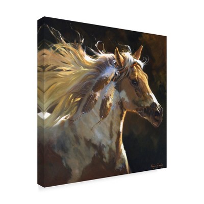 Trademark Fine Art -Carolyne Hawley 'Spirit Horse' Canvas Art