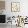 Stupell Industries Amor La Pasta Chart Floating Frame Canvas Art, Gray, 25" x 31" - 3 of 4