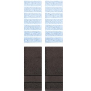 REGALWOVEN 4 Pcs Cotton Bathroom Soft Absorbent Hand Towel - 1 of 4