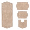 Waterford Collection Cotton Tufted Set of 4 Bath Rug Set - Home Weavers - 2 of 4