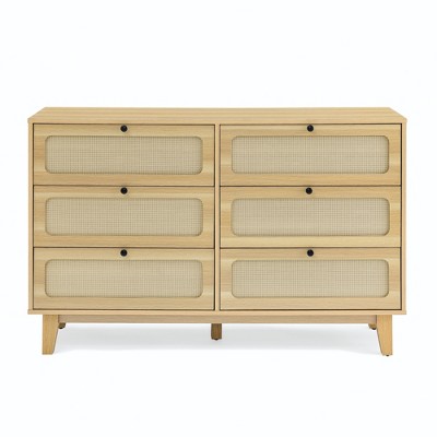 Bella Depot Antique 6-Drawer Bedroom Dresser