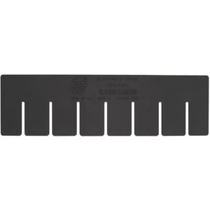 Quantum Storage Systems Short Divider, Conductive, For Use With Dg93030Co, Black (Pack Of 6), Made In Usa - 1 of 1