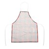 Unique Bargains Christmas Aprons Linen Red Black Beige 21.65"x26.77" 1 Pcs - 4 of 4