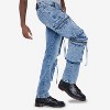 RAW X Men's Multi Cargo Pocket Denim Pants - 3 of 4