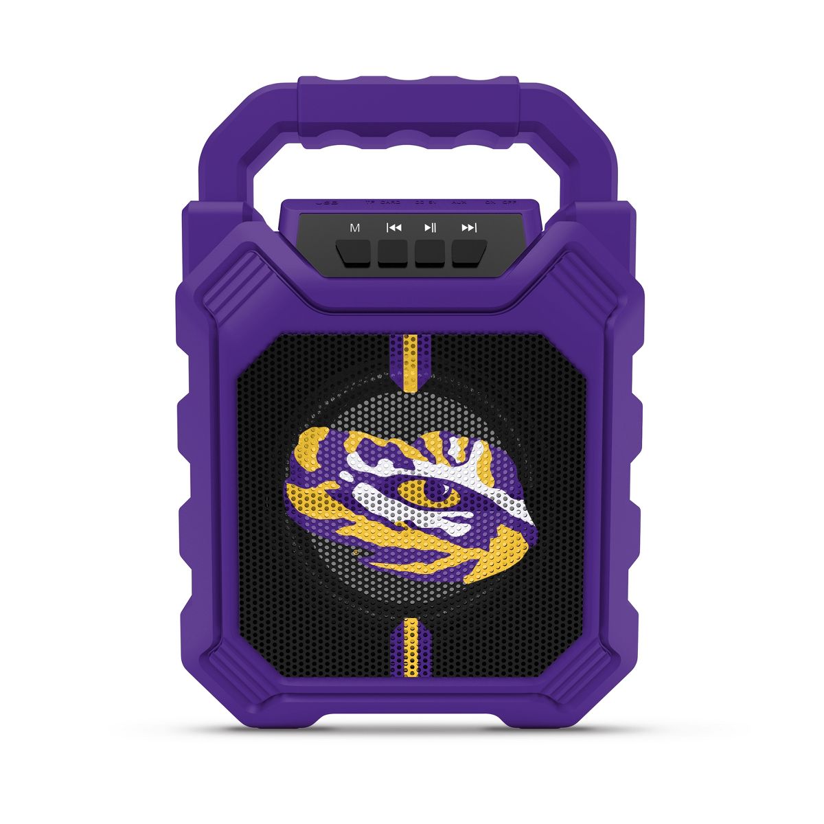 SOAR Collegiate LED ShockBox Wireless Bluetooth Speaker with FM radio- LSU Tigers - thumbnail 2