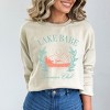 Simply Sage Market Women's Graphic Sweatshirt Lake Babe Boat - 2 of 3