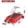 17 Gallon Electric Oil Drain Pan , Low Profile T Folding Handle Oil Drain Cart for Truck Cars SUVs - 3 of 4