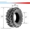 Set of 2 All-Terrain Tires 25x8-12 ATV Tires, 12 Rim ATV/UTV Tires, 6PR Mud Trail Tires(Set of 2, Tubeless) - 4 of 4