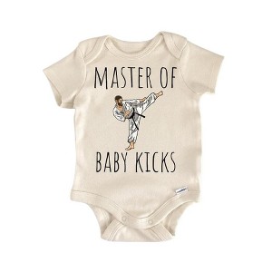 Karate Martial Arts Belt - Baby Boy Girl Clothes Infant Onesie® Funny Cute Newborn GS1 - 1 of 4