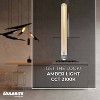 Bulbrite 4pk 5W LED Filament Antique Light Bulbs Clear: Dimmable, 100W Equivalent, Energy Star Certified, E26 Base - 3 of 4