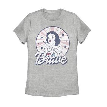 Women's Snow White and the Seven Dwarves Fourth of July  Brave T-Shirt