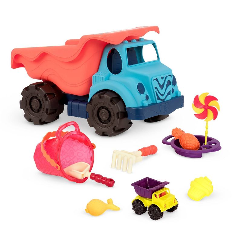 B. toys Dump Truck &#38; Beach Toys - Colossal Cruiser &#38; Sand Ahoy, 1 of 9