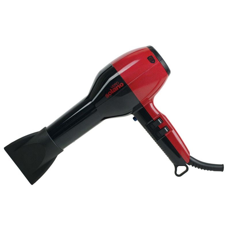 Solano Vero Rosso Professional Blow Dryer - Red/Black, 3 of 6