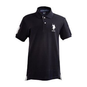 U.S. Polo Assn. Men's Short-Sleeve Polo Shirt with Applique, Casual Summer Slim Fit Polo Shirt with Contrast Color - 1 of 4