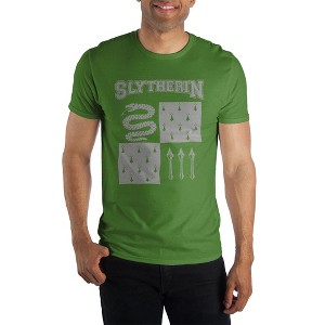 Harry Potter Slytherin Element of Water Men's Green Tee T-Shirt Shirt - 1 of 1
