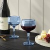 11.16oz Wine Glass Blue - Threshold™ - 2 of 3