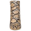 Allegra K Women's Pointed Toe Snake Print Side Zipper Chunky Heel Ankle Boots - 2 of 4